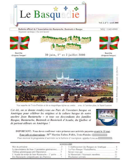Le Basquadie, Vol.2_No1, Avril 2000
