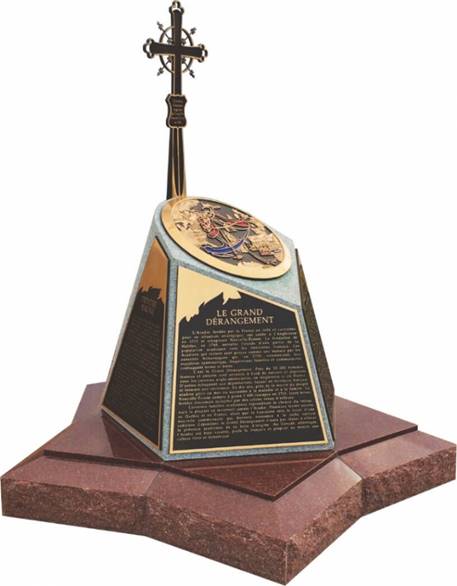 Monument commémoratif de l’Oyssée des Acadiens